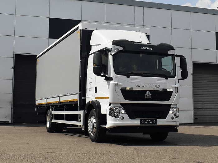 Шторный фургон на шасси Howo T5G